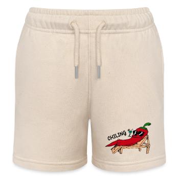 Lustiges Bild Witzig Humor Geschenkidee - Kinder Organic Joggingshorts Mini Bolter von Stanley/Stella - Natur - Vorne