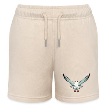 Möwe I Love Hamburg5 - Kinder Organic Joggingshorts Mini Bolter von Stanley/Stella - Natur - Vorne