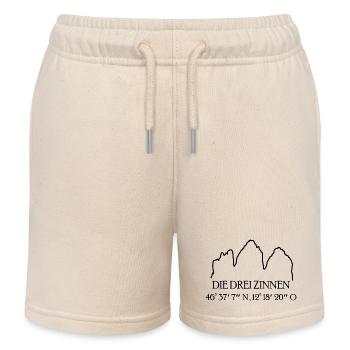 Die Drei Zinnen - Kinder Organic Joggingshorts Mini Bolter von Stanley/Stella - Natur - Vorne