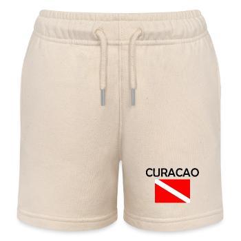 Drapeau de plongée Curaçao - Plongée sous-marine - Plongée sous-marine - Tauchen - Short de jogging enfant bio Stanley/Stella - écru doux - Devant