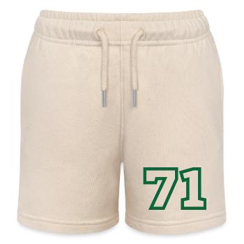 Nummer 71 Sport - Kinder Organic Joggingshorts Mini Bolter von Stanley/Stella - Natur - Vorne