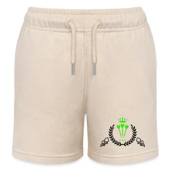 darts wappen - Kinder Organic Joggingshorts Mini Bolter von Stanley/Stella - Natur - Vorne