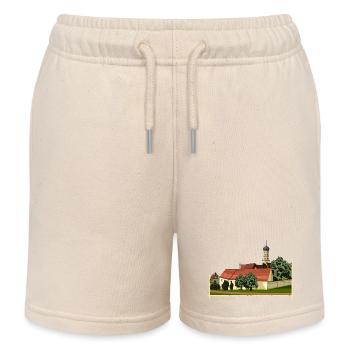 Mönchsdeggingen // Illustration - Kinder Organic Joggingshorts Mini Bolter von Stanley/Stella - Natur - Vorne