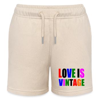 Love is vintage - Kinder Organic Joggingshorts Mini Bolter von Stanley/Stella - Natur - Vorne