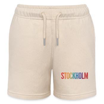 STOCKHOLM - Kinder Organic Joggingshorts Mini Bolter von Stanley/Stella - Natur - Vorne