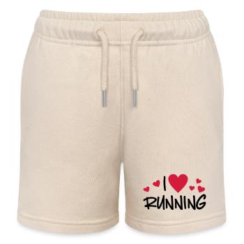 courir - Short de jogging enfant bio Stanley/Stella - écru doux - Devant
