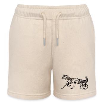 Trabrennen Traber - Kinder Organic Joggingshorts Mini Bolter von Stanley/Stella - Natur - Vorne