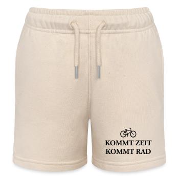 Come cycling time T-Shirts - Kids Organic Sweat Shorts by Stanley/Stella - soft Ecru - Front