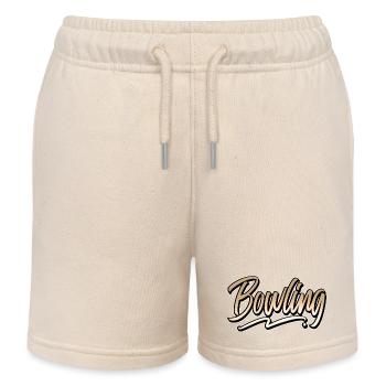 Bowling - Kinder Organic Joggingshorts Mini Bolter von Stanley/Stella - Natur - Vorne