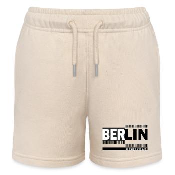 BERLIN - code-barres - Short de jogging enfant bio Stanley/Stella - écru doux - Devant