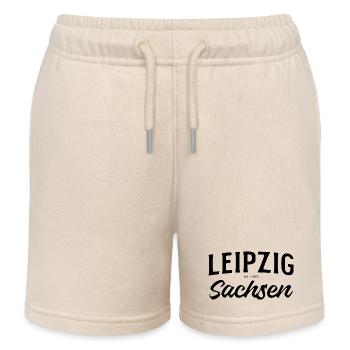 Leipzig Sachsen Design mit Gründungsjahr - Kinder Organic Joggingshorts Mini Bolter von Stanley/Stella - Natur - Vorne