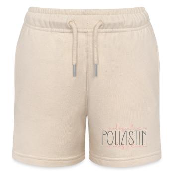 Polizistin Geschenk Polizei Beamtin Beruf - Kinder Organic Joggingshorts Mini Bolter von Stanley/Stella - Natur - Vorne
