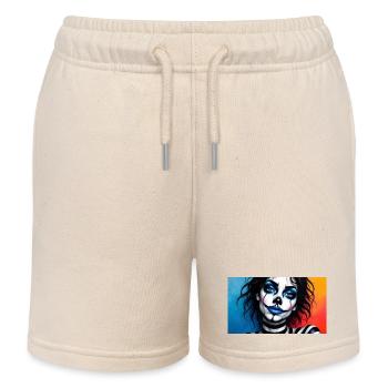La Calavera Mystique - Short de jogging enfant bio Stanley/Stella - écru doux - Devant