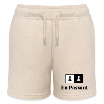 En Passant - Kids Organic Sweat Shorts by Stanley/Stella - soft Ecru - Front