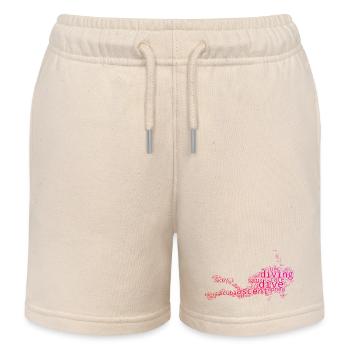 Easy Diving design intemporel - Short de jogging enfant bio Stanley/Stella - écru doux - Devant