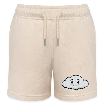 Kuscheliger Wolkenfreund - Kinder Organic Joggingshorts Mini Bolter von Stanley/Stella - Natur - Vorne