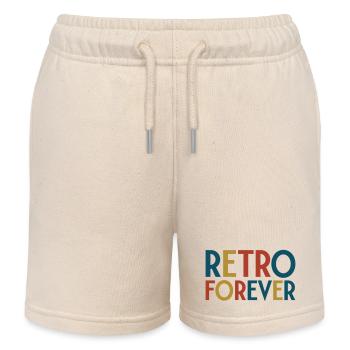 Retro für immer - Kinder Organic Joggingshorts Mini Bolter von Stanley/Stella - Natur - Vorne
