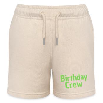 Birthday Crew - Kinder Organic Joggingshorts Mini Bolter von Stanley/Stella - Natur - Vorne