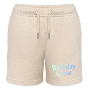 Birthday Crew - Kinder Organic Joggingshorts Mini Bolter von Stanley/Stella - Natur - Vorne