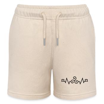 BZH CARDIO - Short de jogging enfant bio Stanley/Stella - écru doux - Devant