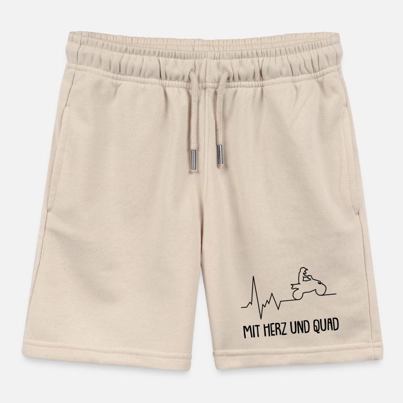 mit herz und quad Kinder Organic Joggingshorts Mini Bolter von Stanley/Stella