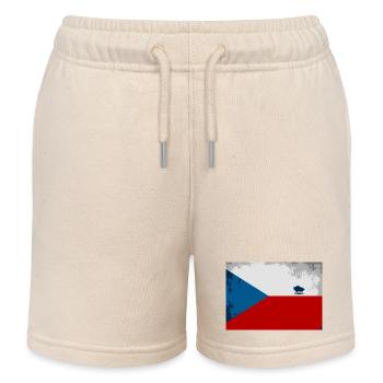Tschechien - Kinder Organic Joggingshorts Mini Bolter von Stanley/Stella - Natur - Vorne