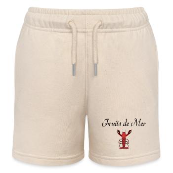 Fruits de Mer - Kinder Organic Joggingshorts Mini Bolter von Stanley/Stella - Natur - Vorne