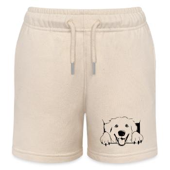 Pyrenäenberghund - Kinder Organic Joggingshorts Mini Bolter von Stanley/Stella - Natur - Vorne