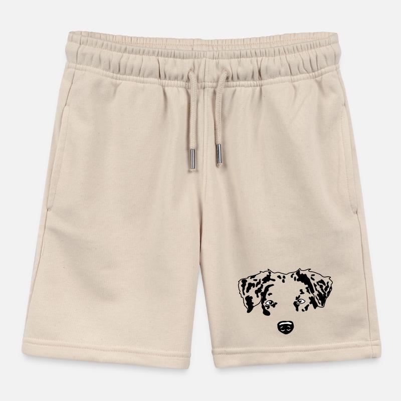 minimal Australian Shepherd Aussie dog Kinder Organic Joggingshorts Mini Bolter von Stanley/Stella