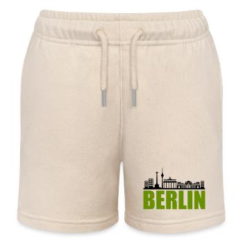 Horizon de Berlin - Short de jogging enfant bio Stanley/Stella - écru doux - Devant