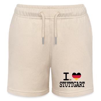 J'aime Stuttgart - Short de jogging enfant bio Stanley/Stella - écru doux - Devant