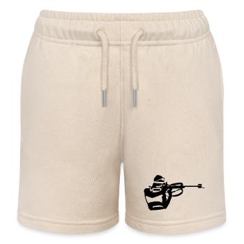 Biathlon - Kinder Organic Joggingshorts Mini Bolter von Stanley/Stella - Natur - Vorne