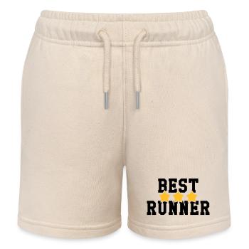 Laufen / Running / Jogging / Joggen / Marathon - Kinder Organic Joggingshorts Mini Bolter von Stanley/Stella - Natur - Vorne