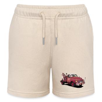 Abschleppwagen, Pannenhilfe - Kinder Organic Joggingshorts Mini Bolter von Stanley/Stella - Natur - Vorne