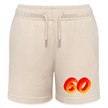 verschenken, 60 orange verlauf - Kinder Organic Joggingshorts Mini Bolter von Stanley/Stella - Natur - Vorne