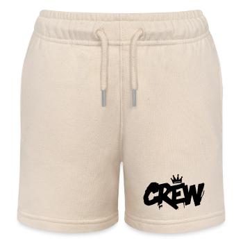 Crew Schriftzug - Kinder Organic Joggingshorts Mini Bolter von Stanley/Stella - Natur - Vorne