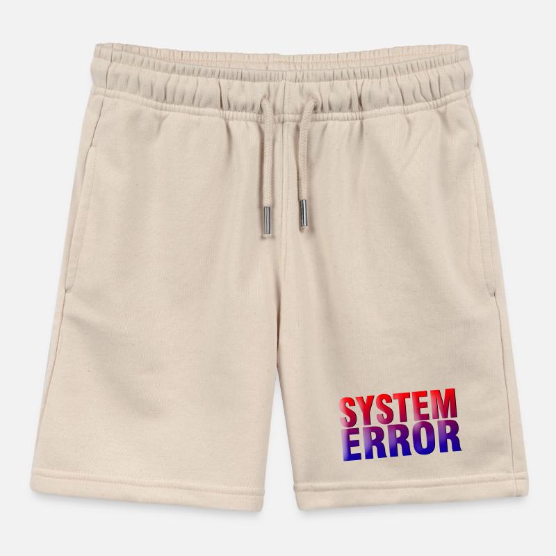 Systemfehler Gradient Typo Kinder Organic Joggingshorts Mini Bolter von Stanley/Stella