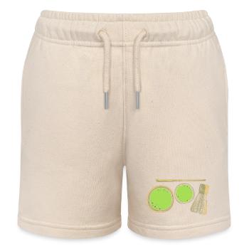 Matcha Tee - Kinder Organic Joggingshorts Mini Bolter von Stanley/Stella - Natur - Vorne