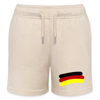 Ligne du drapeau allemand - Short de jogging enfant bio Stanley/Stella - écru doux - Devant