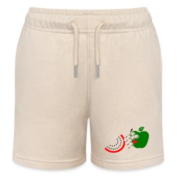 Obst - Kinder Organic Joggingshorts Mini Bolter von Stanley/Stella - Natur - Vorne