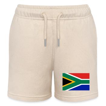 Südafrika Flagge - Kinder Organic Joggingshorts Mini Bolter von Stanley/Stella - Natur - Vorne
