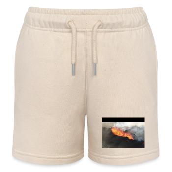 Vulcano - Short de jogging enfant bio Stanley/Stella - écru doux - Devant