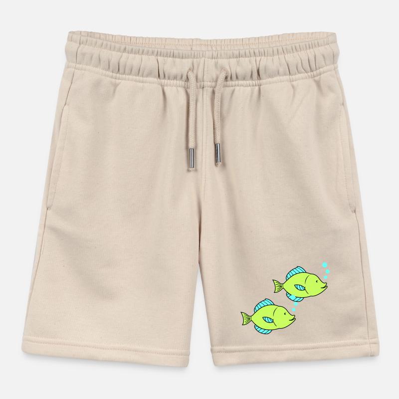 Pisces Comic 2 Kids Organic Sweat Shorts by Stanley/Stella