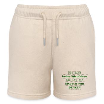 witzige lustige sprüche falten - Kinder Organic Joggingshorts Mini Bolter von Stanley/Stella - Natur - Vorne