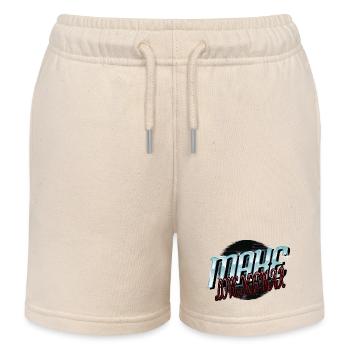 statement present idea present cool peace symbols - Kinder Organic Joggingshorts Mini Bolter von Stanley/Stella - Natur - Vorne