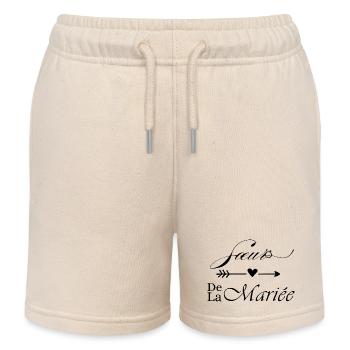 Schwester der Braut - Kinder Organic Joggingshorts Mini Bolter von Stanley/Stella - Natur - Vorne