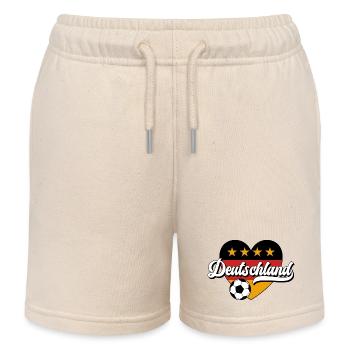 Deutschland - Kinder Organic Joggingshorts Mini Bolter von Stanley/Stella - Natur - Vorne