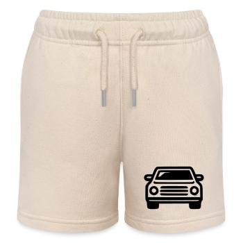Car - Kids Organic Sweat Shorts by Stanley/Stella - soft Ecru - Front