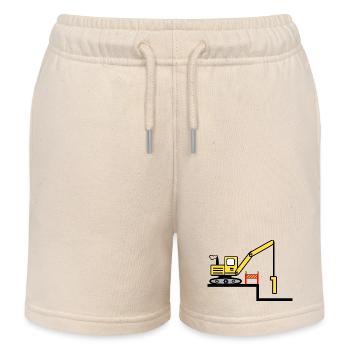 Bagger - Kinder Organic Joggingshorts Mini Bolter von Stanley/Stella - Natur - Vorne