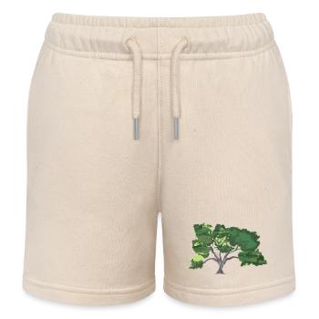 Oak - Kids Organic Sweat Shorts by Stanley/Stella - soft Ecru - Front